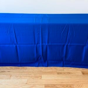 90”x132” Rectangular Blue Table Linen (for 6ft Tables)